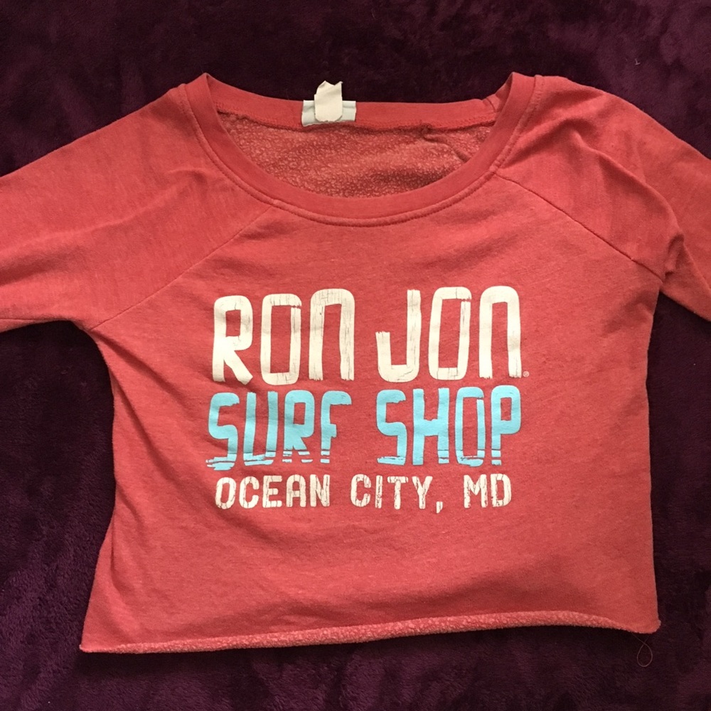 Ron Jon Surf Shop Crew Neck Crop Top